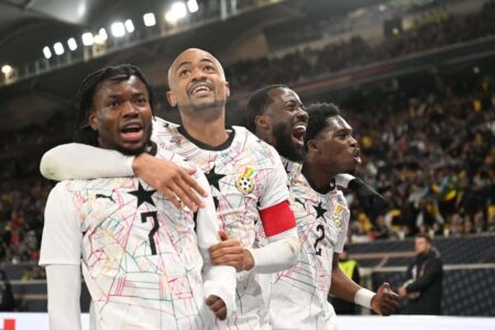 لاعبو منتخب غانا وبنما يستعدون لمباراة كأس العالم